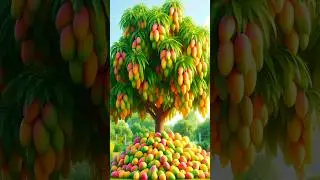 Easy and fast technique for growing and planting mango fruit trees from their leaves