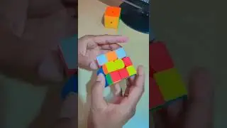 Relief anxiety by solving Cube 🤪🤪🤪 #puzzle
