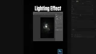 Lighting effect in photoshop (EASY)