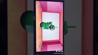 Teletubby dancing like Benny Hill