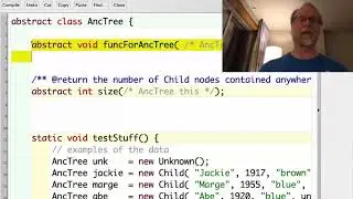 AncTree java return AncTree