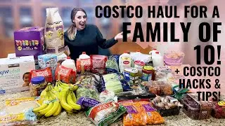 Costco haul for 8 kids! What to buy from Costco + Costco tips & hacks! | Jordan Page