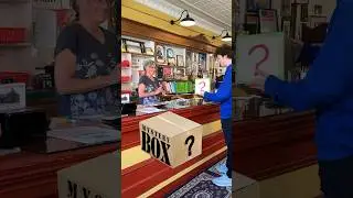 Mystery box at an antique shop￼