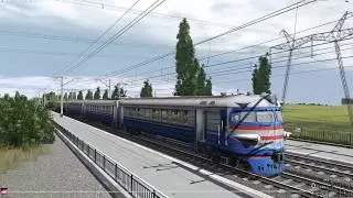 На электричке ЭР2 Trainz19.1440p