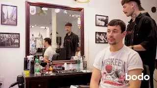 Гоління небезпечною бритвою (Одеса)