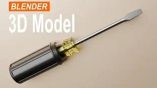 Blender Beginner 3D Modeling Tutorial: How To Model a Screwdriver