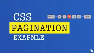 Responsive HTML and CSS Pagination