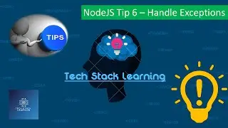 NodeJs Tip 6  - Handle Exception - Top Tips and Tricks for Clean and Efficient Code #tip #codingtips