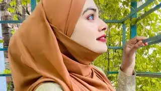 জর্জেট হিজাব পরার সহজ উপায় | Full Coverage Hijab Style