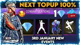 NEXT TOPUP EVENT | FREE FIRE NEXT TOPUP EVENT | NEXT TOP UP EVENT IN FREE FIRE | 3RD JANUARY EVENTS