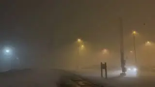Снежная гроза в Баффало, США.