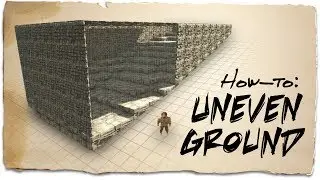 How to build on uneven ground with foundations | ARK: Survival Evolved | Building Tips