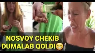 Узбеклар чет эл Аёлларига носвой чектириб куйди