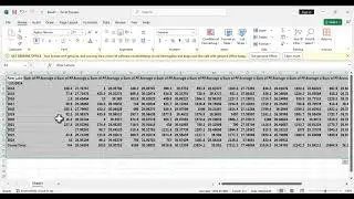 Geostatisitcs Analysis: How to convert daily data to monthly in MS Excel #howto #mapping