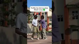 Yo Bunny dance step made easy 🔥✅ #dance #music #tutorialdance #dancelessons #fyp