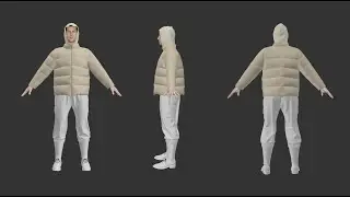 Marvelous Designer Padded Jacket and Hoody: Padded Jacket