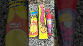 Mango flavour & chupa chups belt popsicle 