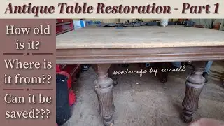 Part 1: 19th Century Dining Table Restoration | Deconstruction | Choate Hollister Furniture Company