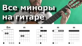 Все миноры на гитаре (система CAGED)