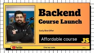 A complete Javascript backend course launch