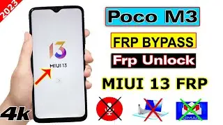 Poco M3 Frp Bypass Miui 13 | Google Account Bypass Miui 13 Without Pc | New Trick 2023 | Frp Unlock