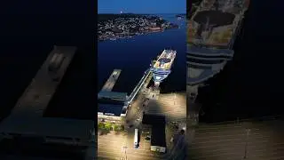 Паром ⛴️ Норвегия 🇳🇴 Швеция 🇸🇪 город Sandefjord #норвегия #швеция #паром