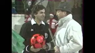 GKS Katowice mistrzem jesieni 1989 (mecz GKS-Widzew 25.11.1989)