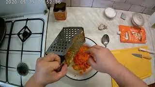 Салат из отварной моркови