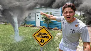 TORNADO WARNING at My BackYard FARM!! (bad news)