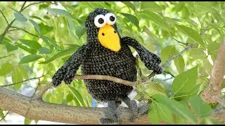 Мастер-класс, вяжем ВОРОНУ крючком. 1 ЧАСТЬ, туловище