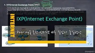 [인터넷] 4.IXP(Internet Exchange Point)