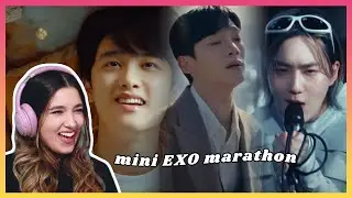 EXO Marathon: Kyung Soo 'Popcorn' ‘Mars’, CHEN ‘빈 집 Empty’, SUHO ‘Cheese’ '점선면 (1 to 3)' MV Reaction