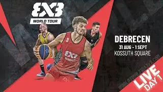 LIVE🔴| FIBA 3x3 World Tour Debrecen 2024 | Group Phase