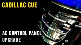 Fix your cracked or faded Cadillac CUE AC control panel! Fits Escalade, CTS, ELR, SRX, ATS and XTS.