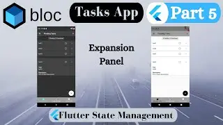 Tasks App [To Do App] Part 5 - Expansion Panel Flutter