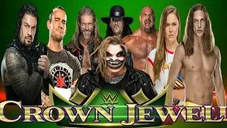 wwe crown jewel 2020 dream match card / tachnical f3ar