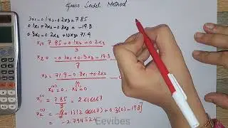 The Gauss-Seidel Method Example | Step-by-Step (2024) | Iterative Method of Numerical Methods