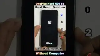 How To Oneplus Nord N20 SE  (CPH 2469)  Hard Reset 🔥 How To Factory Reset OnePlus Nord N20 SE