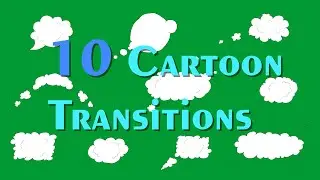 10 Comic Cloud Green Screen | Everything Green Screen
