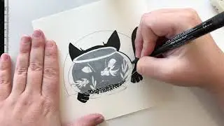 Ursa Ink Art Process Inktober 2020 Fish