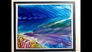 Дети рисуют утюгом и восковыми мелками.  #энкаустика #encausticart