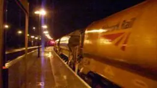 steamer class 66 and class 59 in banbury 13/12/08