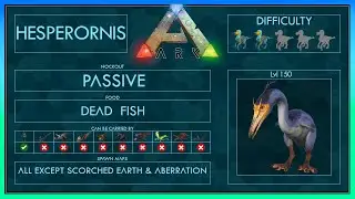 Hesperornis easy Tame | Full Taming Guide Ark | Different Methods + Trap