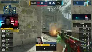 Очень жёсткий клатч от Donk 1vs3 с 3 хп