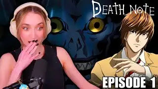 I FINALLY WATCHED Death Note AND WHOA!! 🖤 Episode 1 