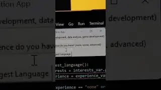 Select your first programming language ✅ 