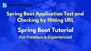 Spring Boot Application Test and Checking by Hitting URL | Spring Boot Tutorial For Beginners