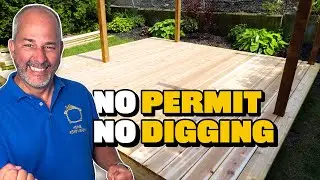 Easiest Deck You'll Ever Build | Anyone Can Do This