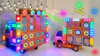 DIY New Gauri Govind DJ Trolley Durga Pooja Wedding DJ Mini DJ Truck | Kaalika Visarjan DJ Light