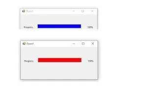 How to Change the Color of ProgressBar With Visual Style-VB.net |CustomControl |ProgressBar